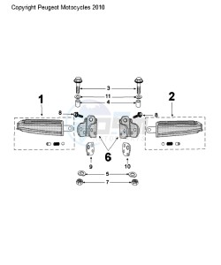 KISBEE SL drawing FOOT SUPPORT