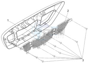 QUADLANDER 250 drawing FRONT BUMPER COWLING