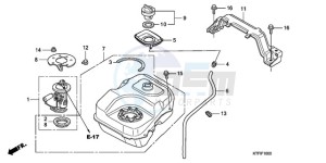 SH1259 E / 3E drawing FUEL TANK