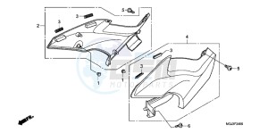 CBF1000FB drawing SIDE COVER