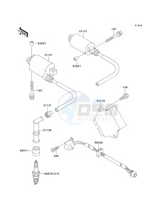 EX 500 D [NINJA 500R] (D6-D9) [NINJA 500R] drawing IGNITION SYSTEM