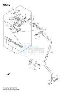 RM-Z250 (E3-E28) drawing FRONT MASTER CYLINDER