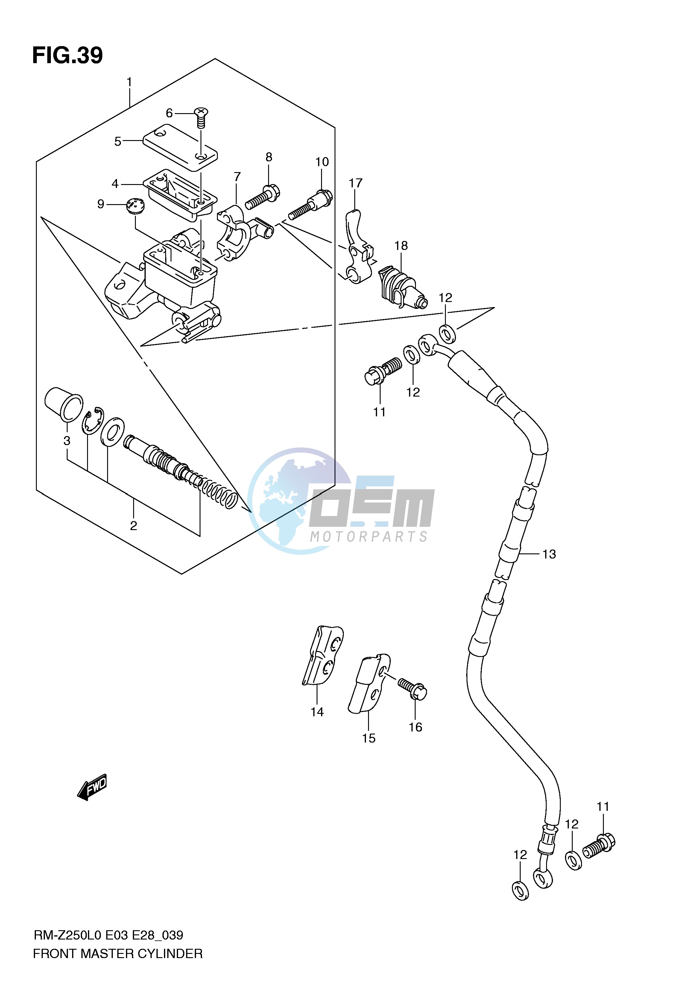 FRONT MASTER CYLINDER