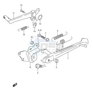 RGV250 (E24) drawing STAND