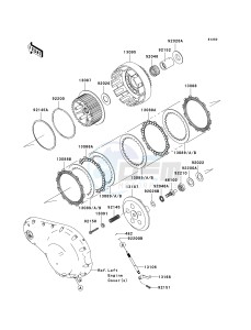 VN 2000 D [VULCAN 2000 LIMITED] (6F) D6F drawing CLUTCH