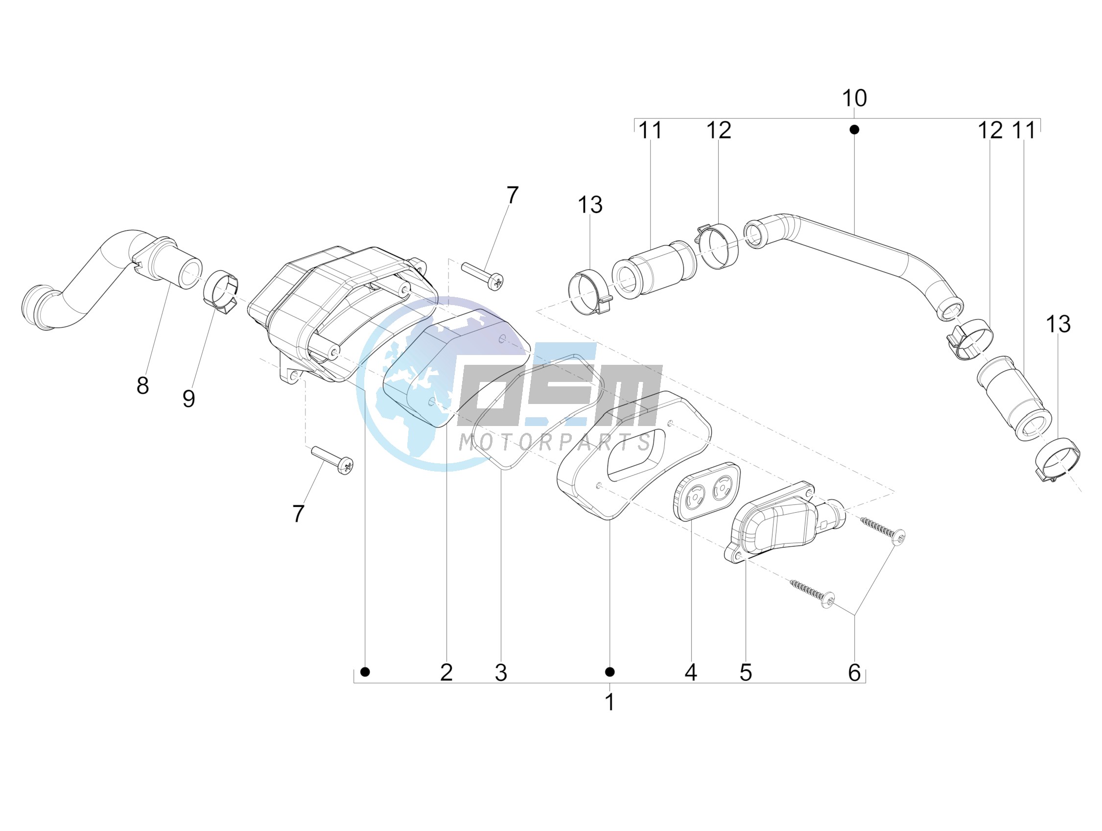 Secondary air box