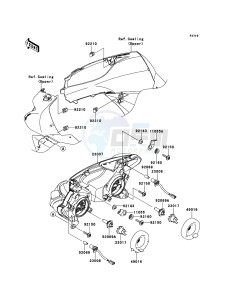 ER-6f ABS EX650DBF GB XX (EU ME A(FRICA) drawing Headlight(s)