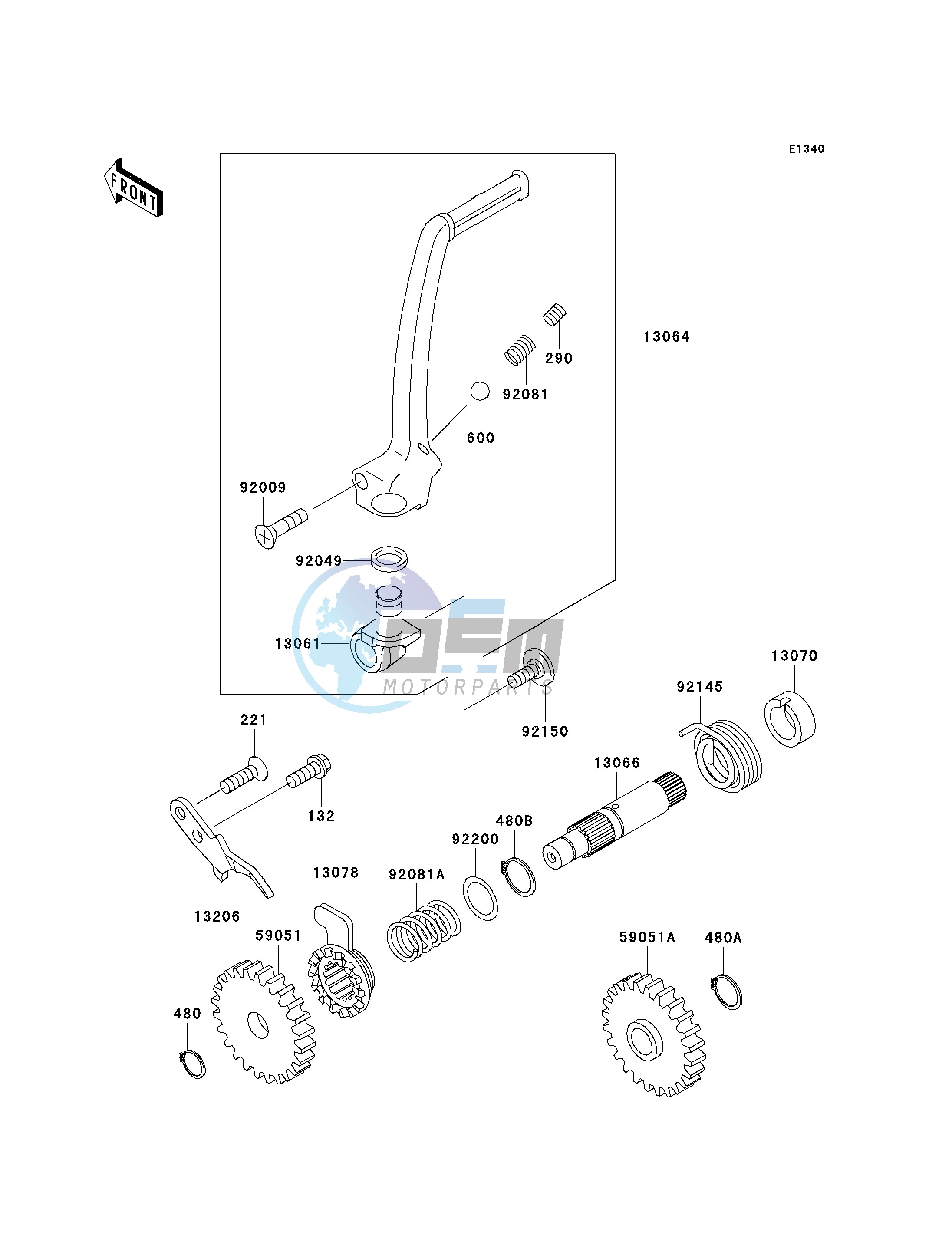 KICKSTARTER MECHANISM