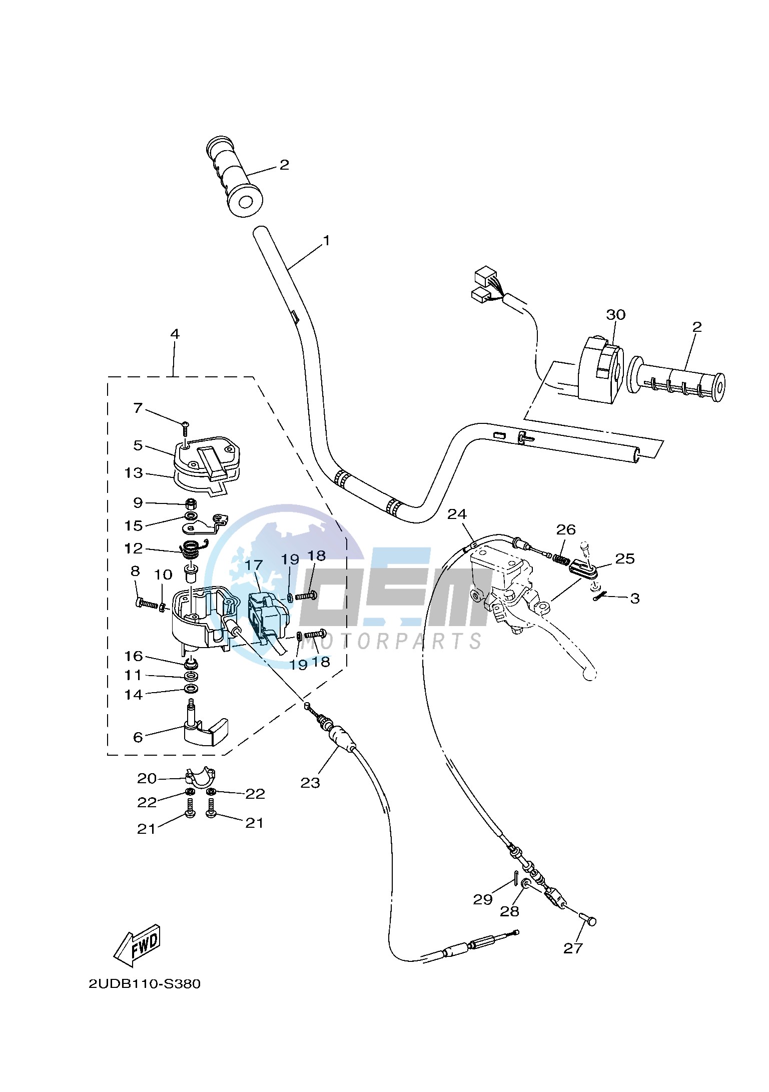 STEERING HANDLE & CABLE