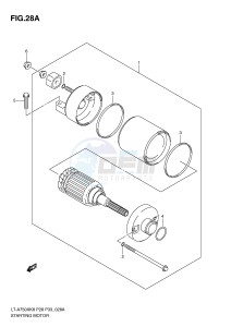 LT-A750X (P28-P33) drawing STARTING MOTOR (MODEL L0)