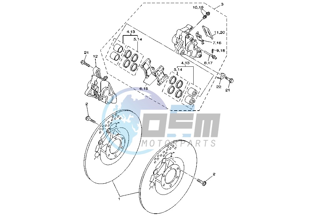 FRONT BRAKE CALIPER