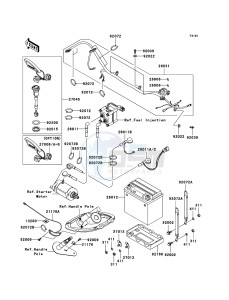 JET SKI STX-12F JT1200D6F FR drawing Electrical Equipment