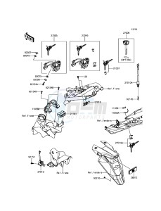 Z800 ZR800EGF UF (UK FA) XX (EU ME A(FRICA) drawing Ignition Switch