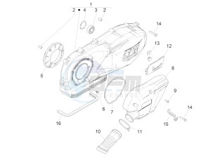 PRIMAVERA 125 4T 3V IGET IE ABS-NOABS E2-E4 (APAC) drawing Crankcase cover - Crankcase cooling