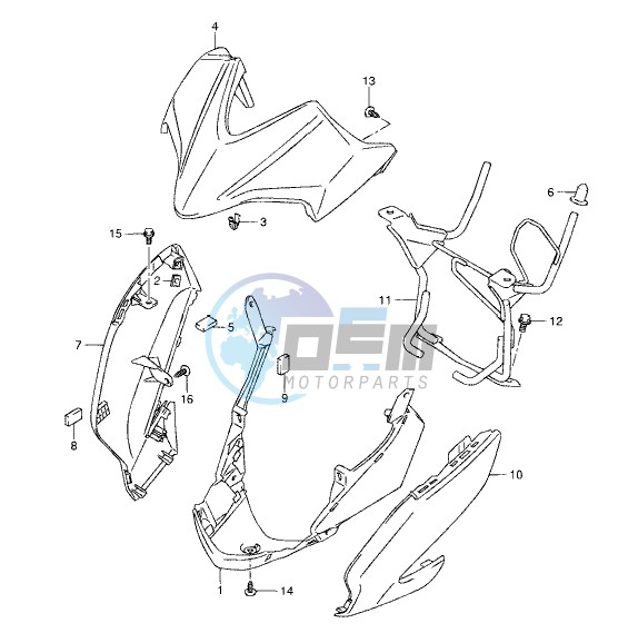 HEADLAMP HOUSING