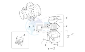 SR 125-150 drawing Carburettor Dell Orto III