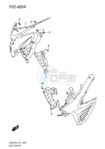 DL650X ABS V-STROM EU drawing SIDE COWLING