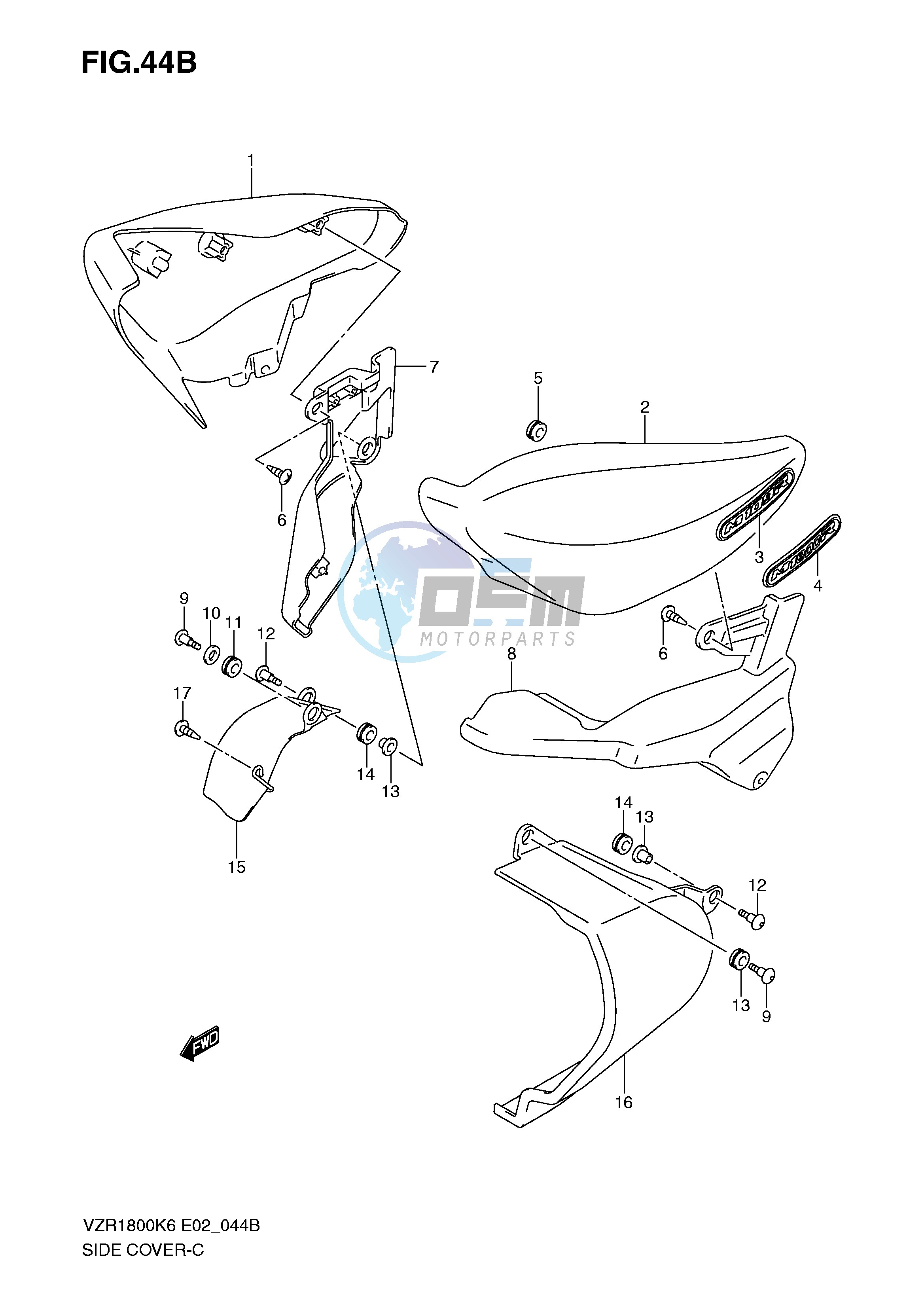 SIDE COVER (VZR1800K8 U2K8)