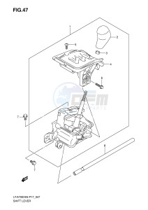 LT-A700X (P17) drawing SHIFT LEVER