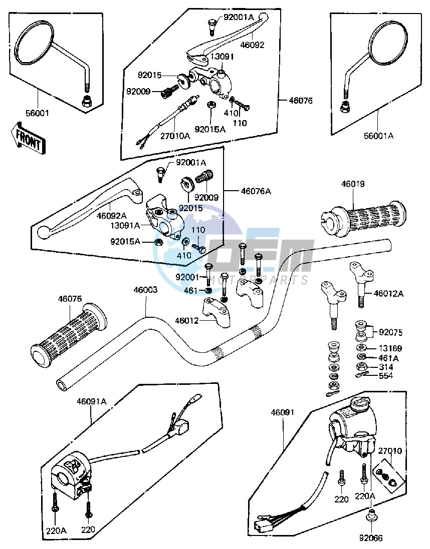 HANDLEBAR -- 81 B2- -