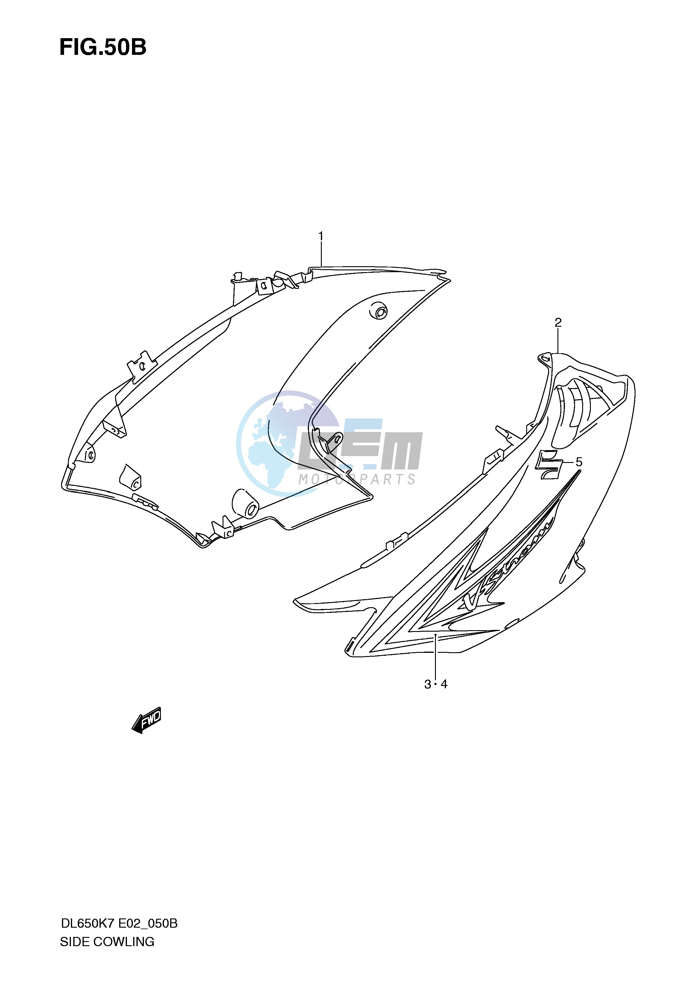 SIDE COWLING (MODEL K9)