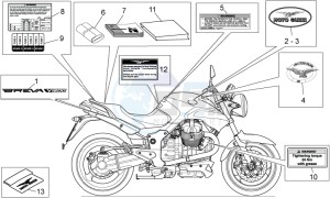 Breva 1200 drawing Plate set-decal-op.handbooks