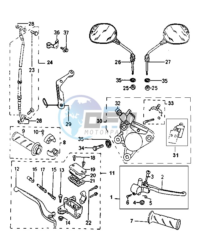 FRONT BRAKE CALIPER GRIMECA