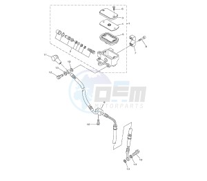 XVS A MIDNIGHT STAR 950 drawing FRONT MASTER CYLINDER