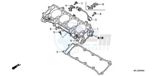 CBR1000RR9 Europe Direct - (ED / MME TRI) drawing CYLINDER