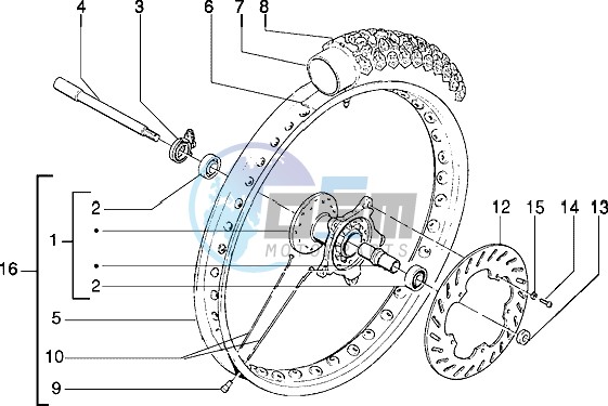 Front wheel