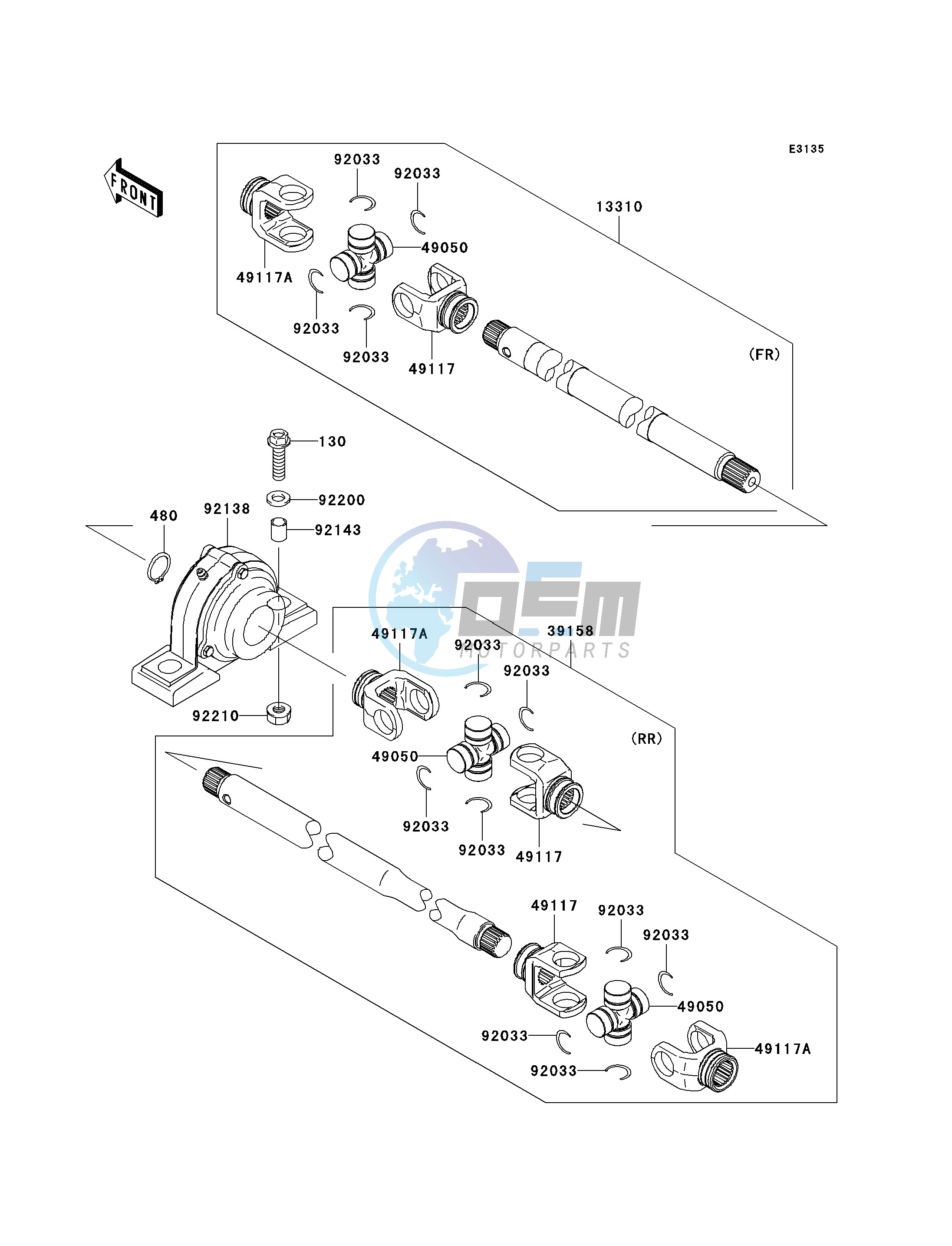 DRIVE SHAFT-PROPELLER