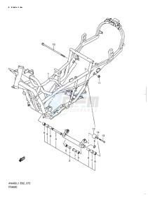 AN400 ABS BURGMAN EU drawing FRAME