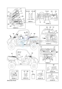 YXE700ES YXE70WPSG WOLVERINE R-SPEC EPS SE (BN52) drawing EMBLEM & LABEL 1