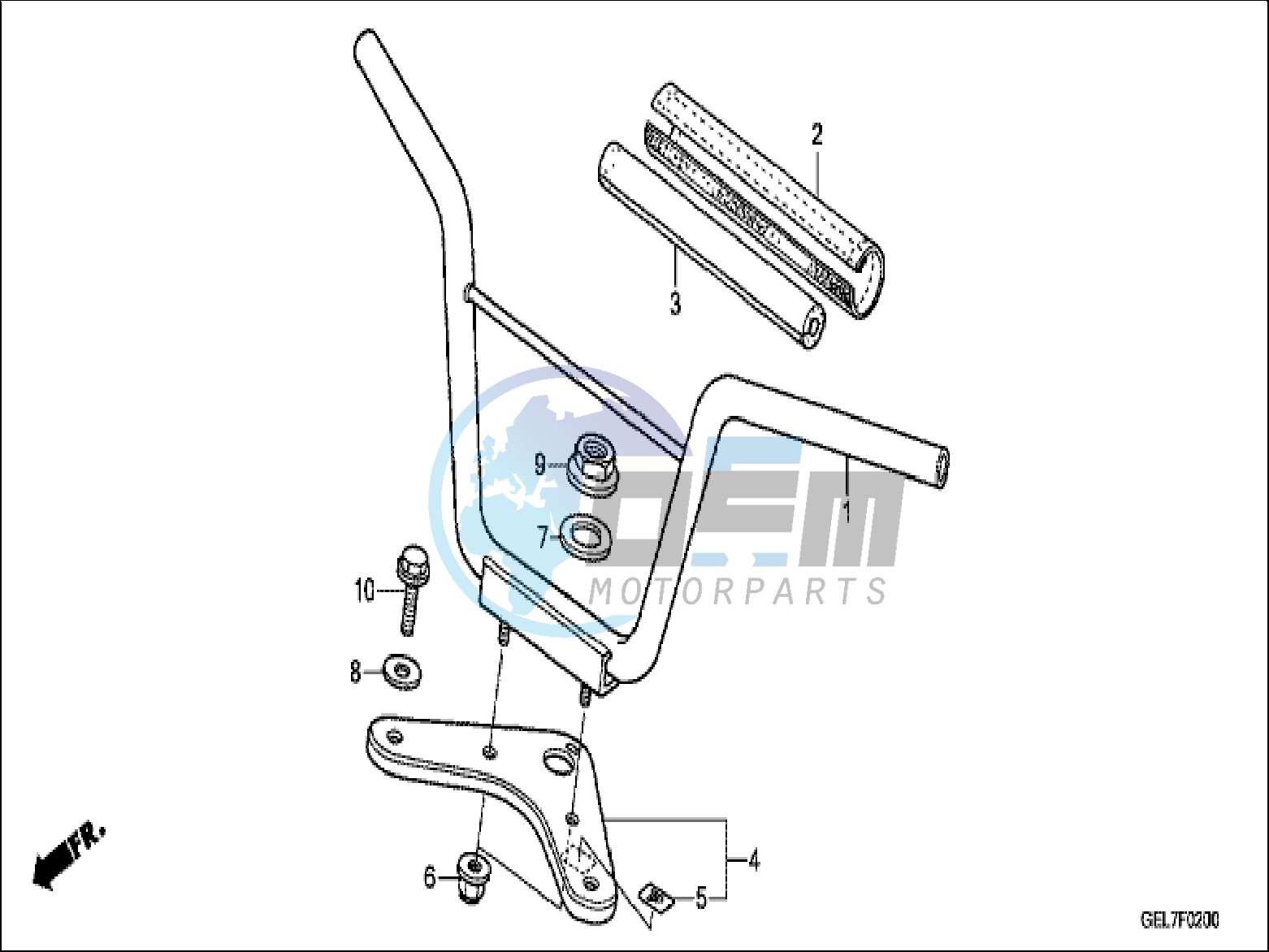 HANDLE PIPE/TOP BRIDGE