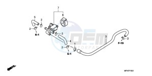 CB1000RA9 Australia - (U / ABS) drawing AIR INJECTION CONTROL VALVE