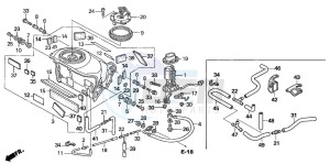 CBR1000RR drawing FUEL TANK/FUEL PUMP