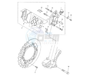 WR F 450 drawing FRONT BRAKE CALIPER