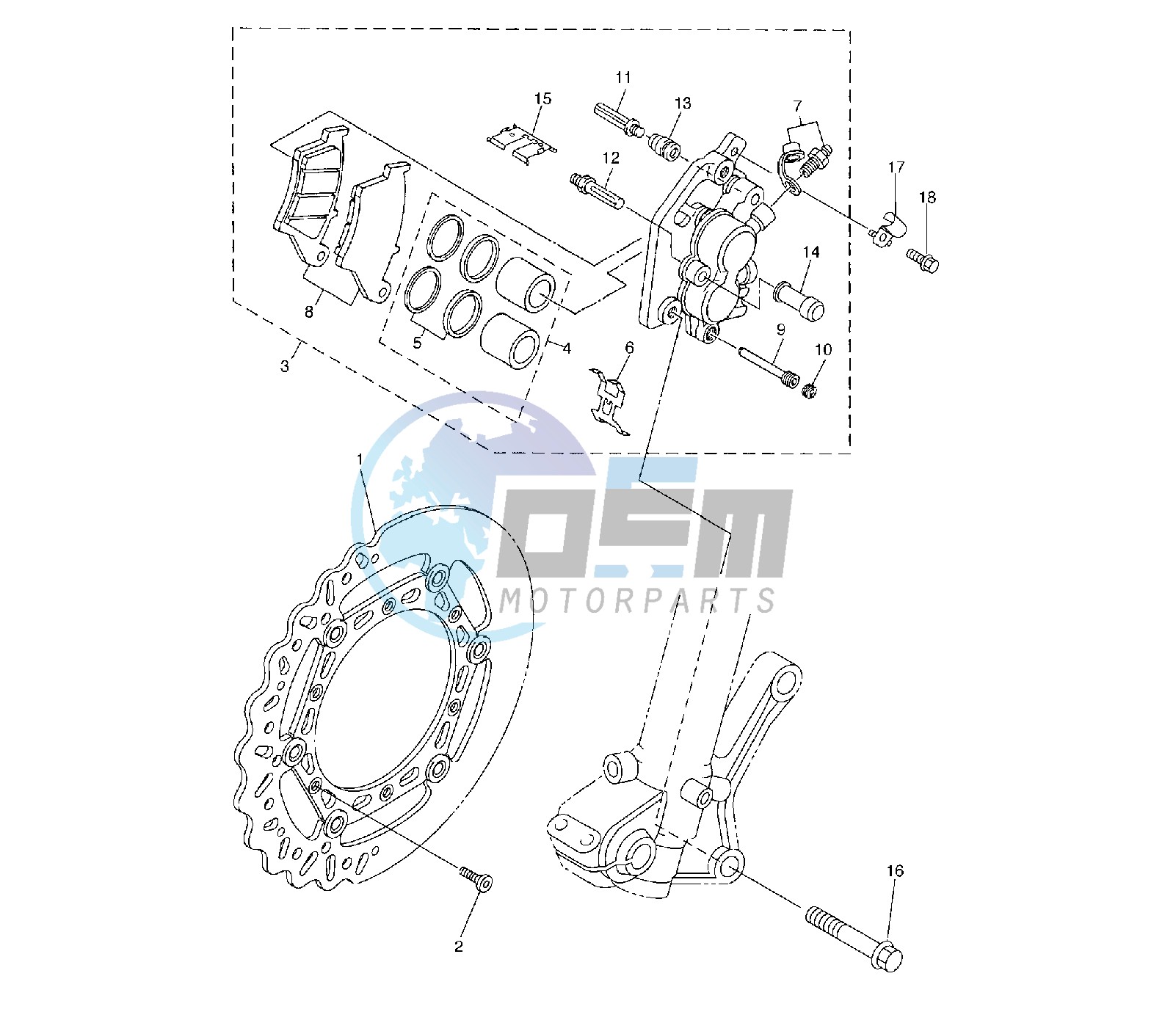 FRONT BRAKE CALIPER