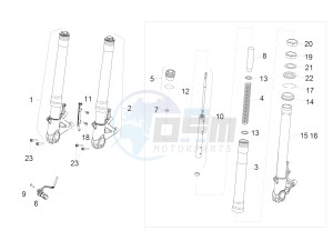 RSV4 1000 RR (EMEA) (EU, IL) drawing Front fork