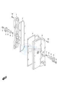 DF 250AP drawing Exhaust Cover