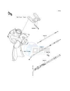 ZX 600 R [NINJA ZX-6R MONSTER ENERGY] (R9FA) R9F drawing CABLES