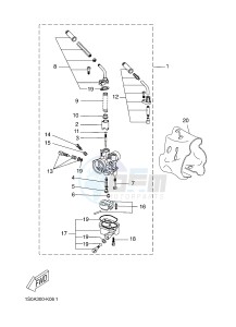 EW50N STUNT (3C7A) drawing CARBURETOR