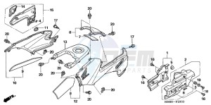 TRX680FAC drawing BODY COVER