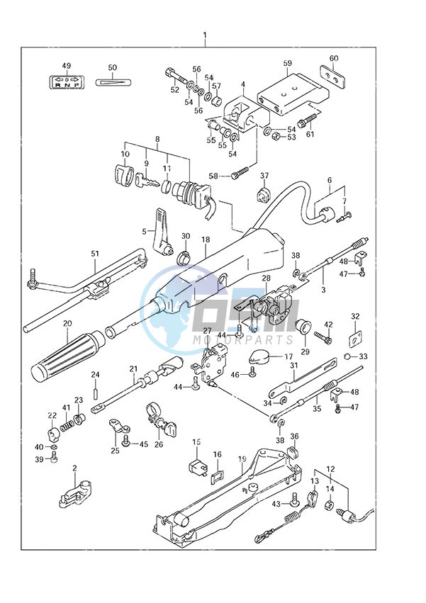 Tiller Handle