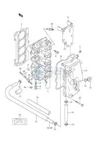 DF 70 drawing Cylinder Head