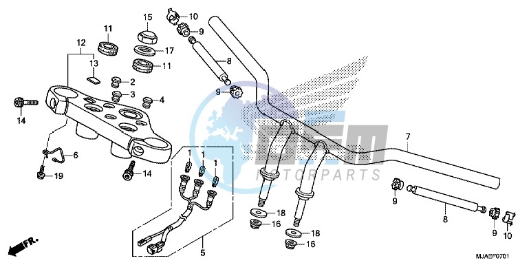 HANDLE PIPE (VT750C2B)