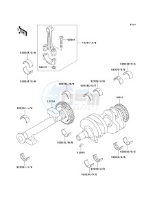 ER 500 C [ER5] (C1-C2) [ER5] drawing CRANKSHAFT