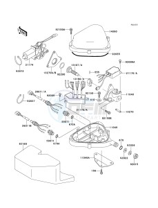 JH 750 F [SUPER SPORT XI] (F1-F2) [SUPER SPORT XI] drawing CONTROL