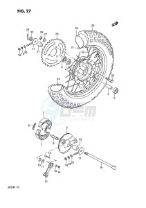 JR50 (P3) drawing REAR WHEEL