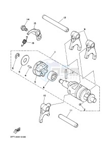 DT175 (3TSW) drawing SHIFT CAM & FORK